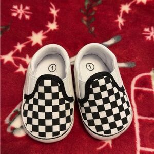 Checkered Slip-On Kids Shoes